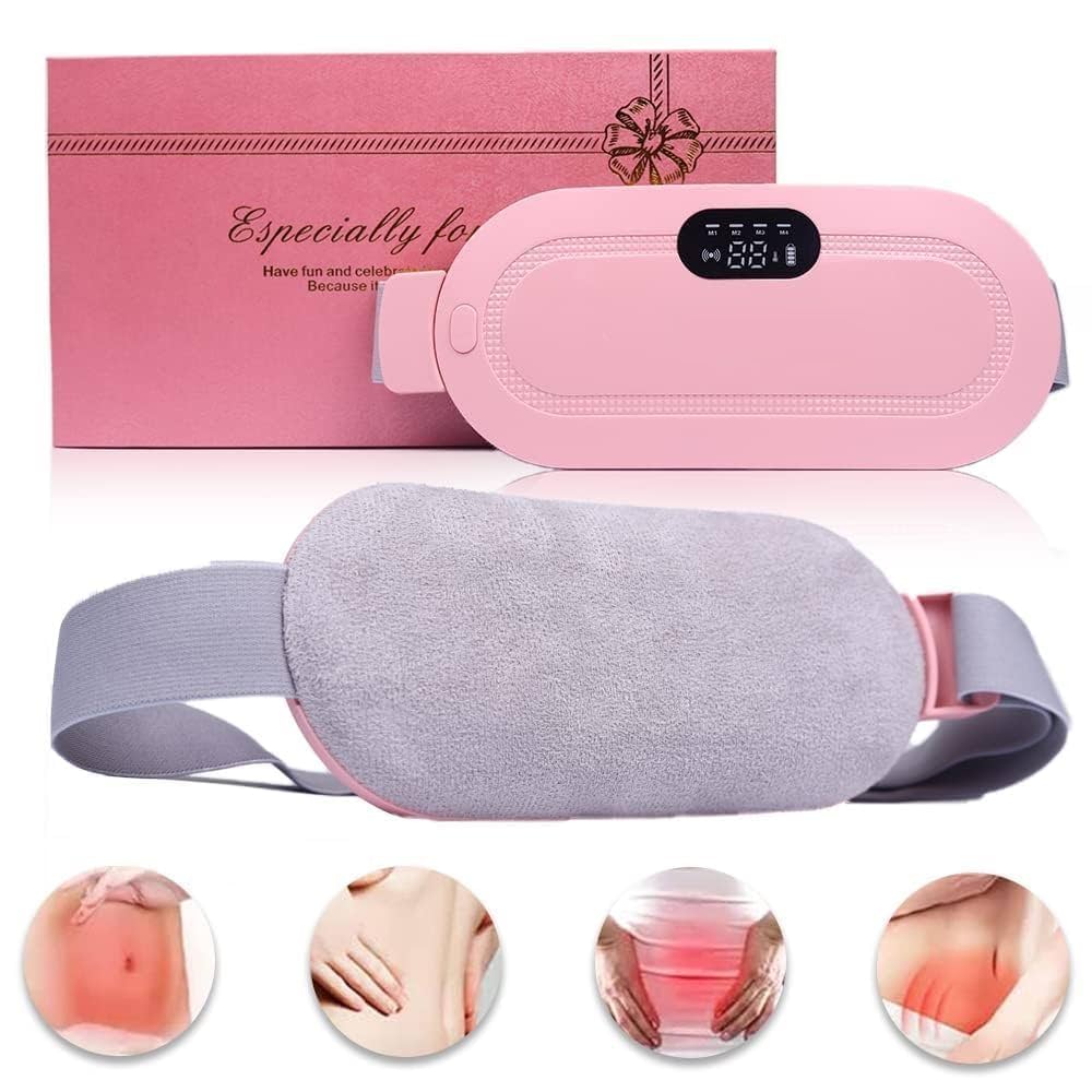 Portable Cordless Period Cramp Massager & Heating Pad