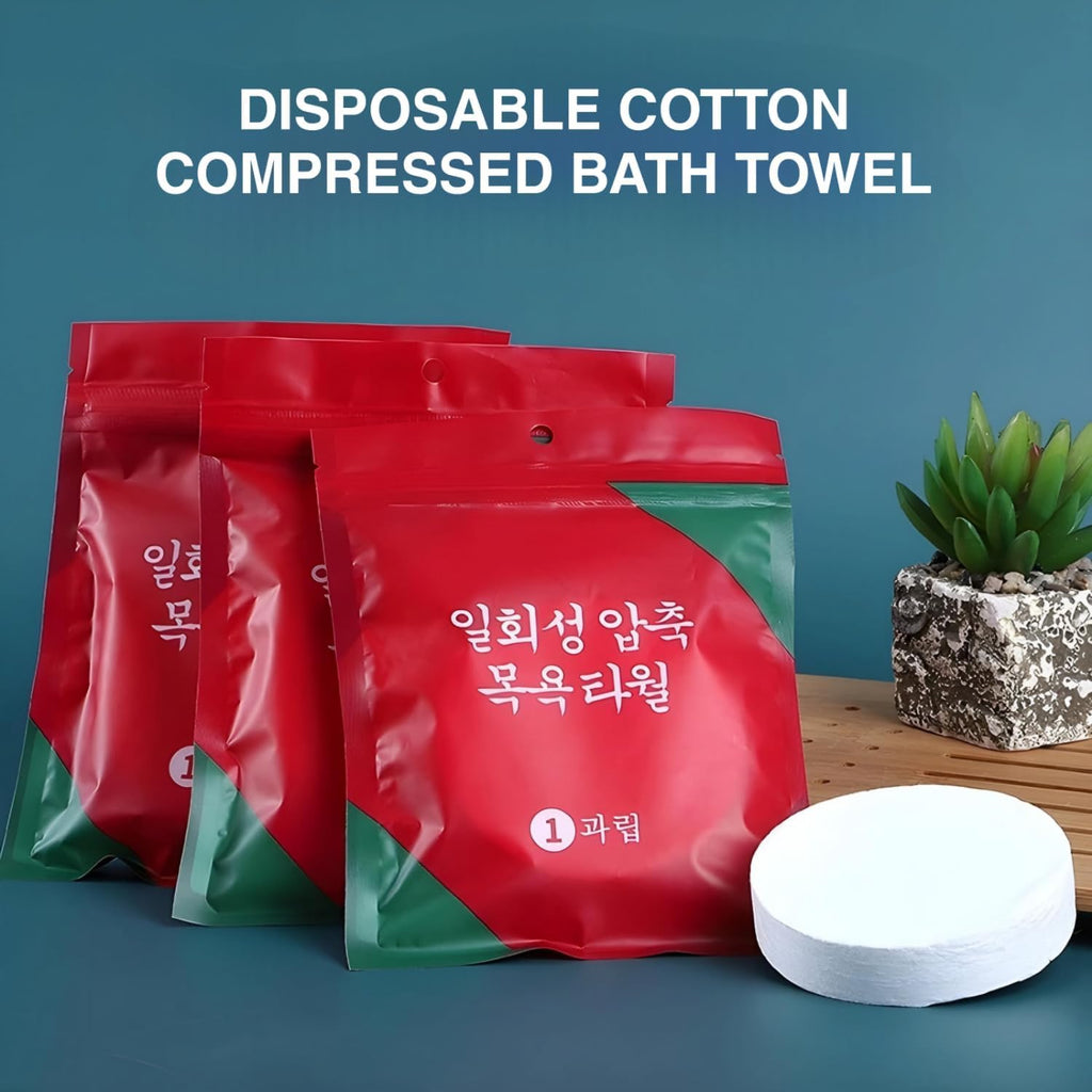 Disposable Magic Bath Towels for Travel